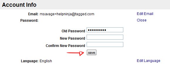 change password